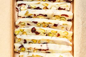 Easy Pistachio-Cranberry Nougat