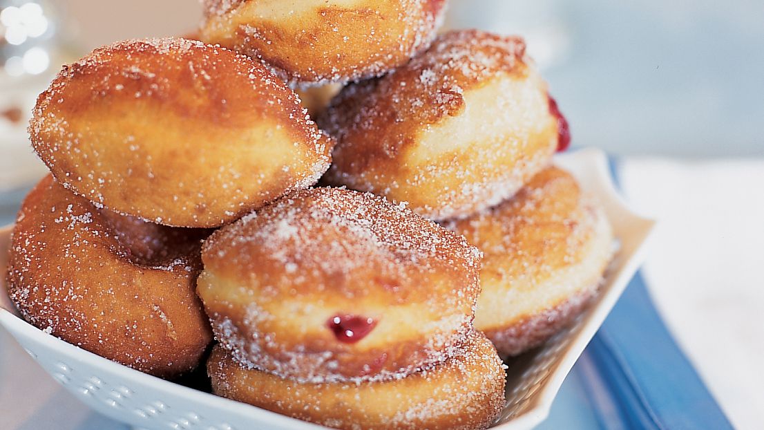 sufganiyot (jelly doughnuts)