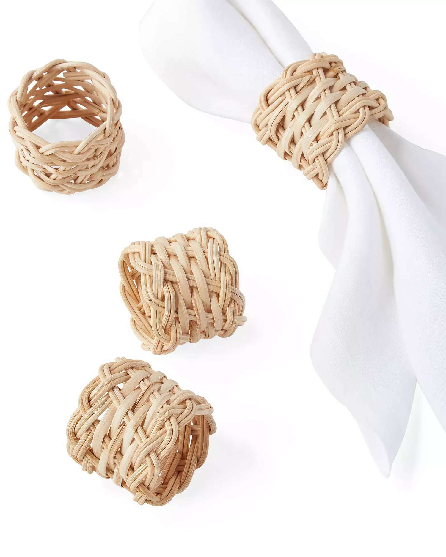 wicker napkin rings