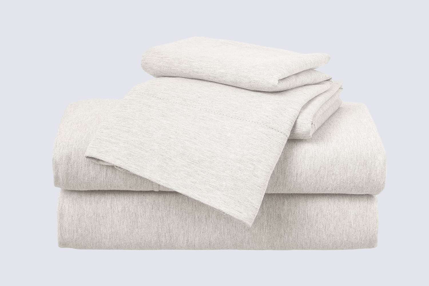 Amazon Basics Cotton Jersey Bed Sheet Set