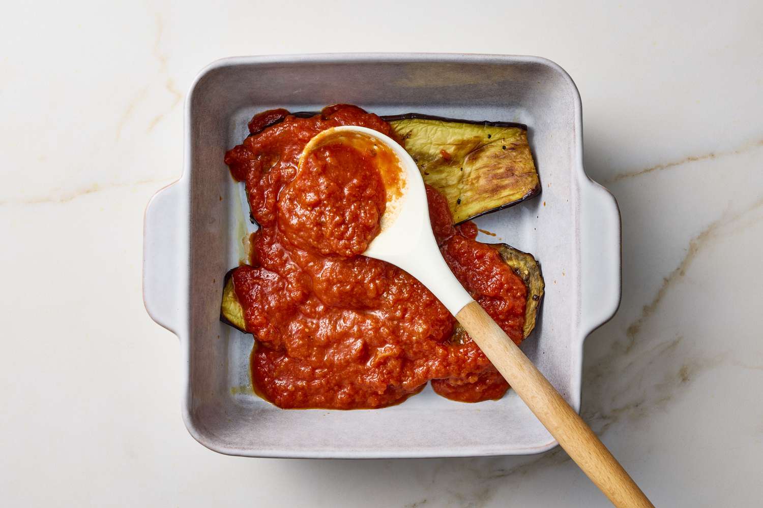Eggplant ricotta bake