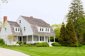 beautiful home manicured yard