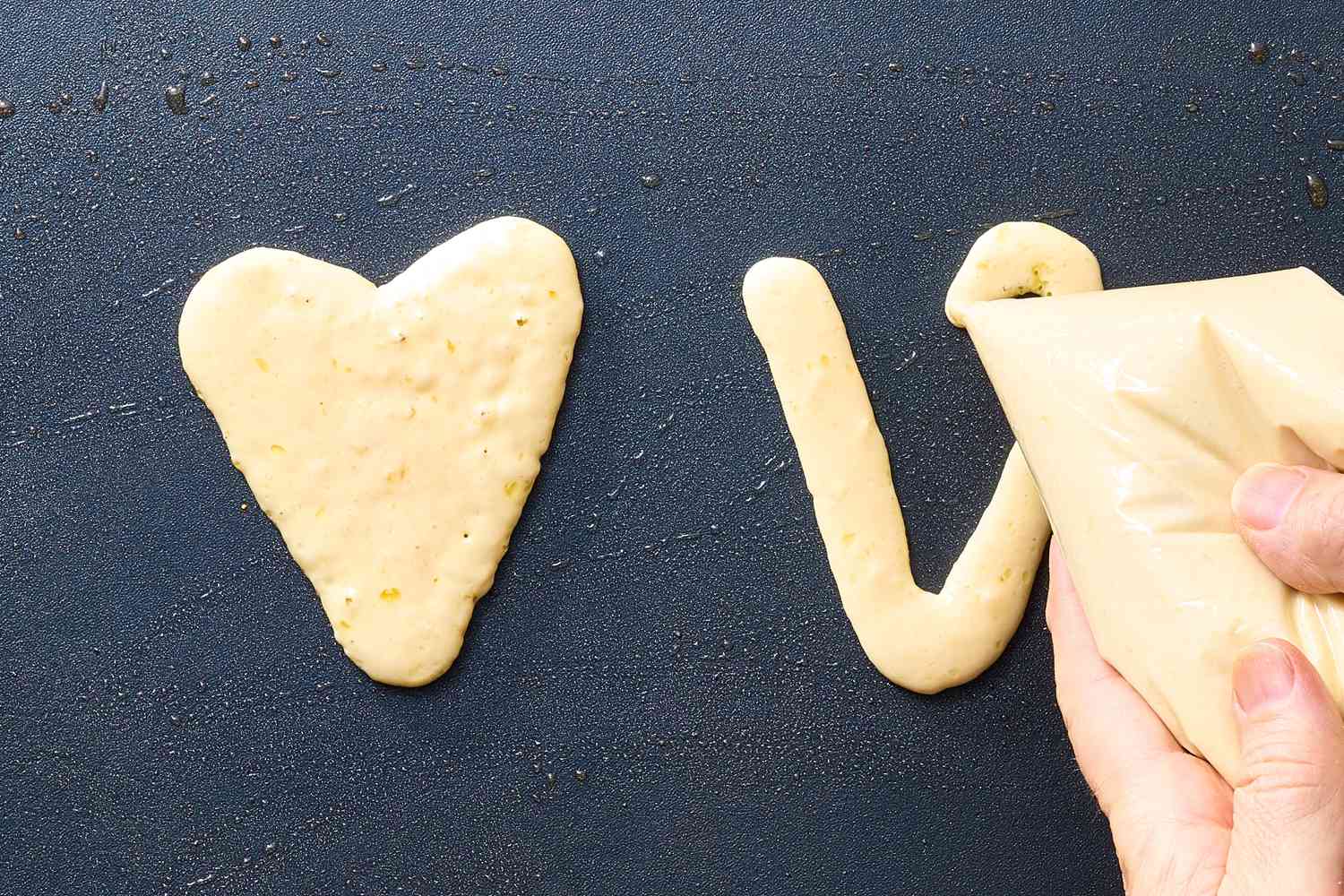 Heart Shape Pancakes