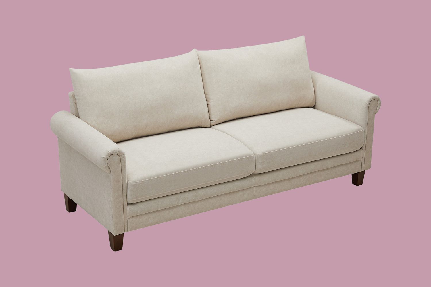 HUTWIFE 78 Inches Velvet Mid-Century Sofa Couch