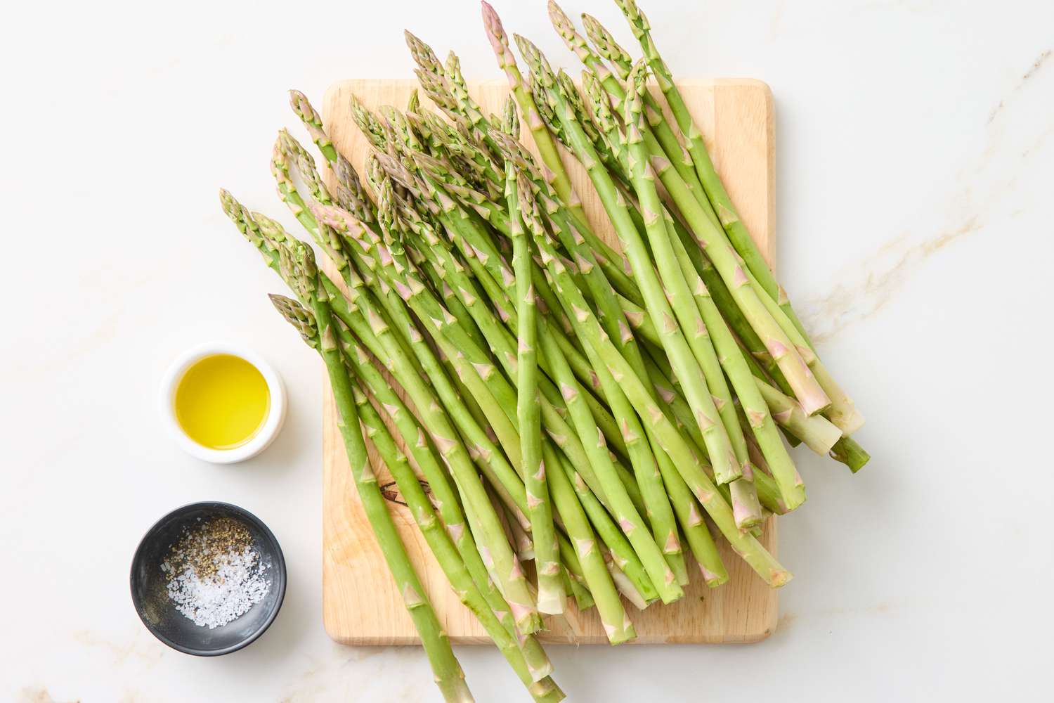 Broiled asparagus