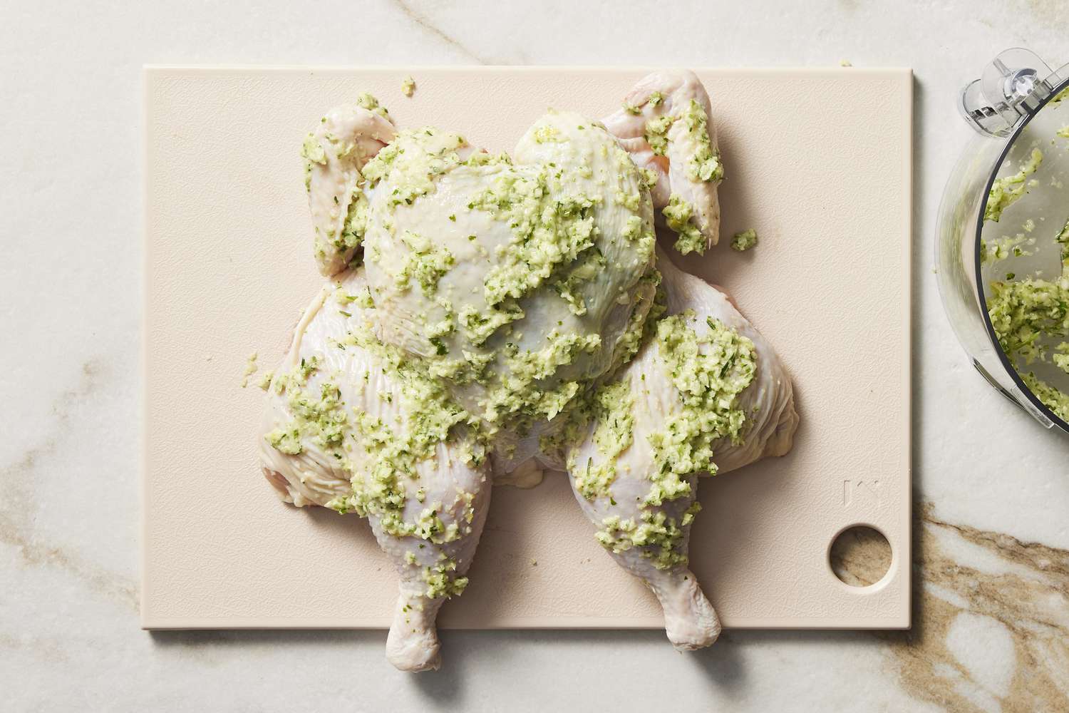 Rub on Grilled Spatchcocked Chicken