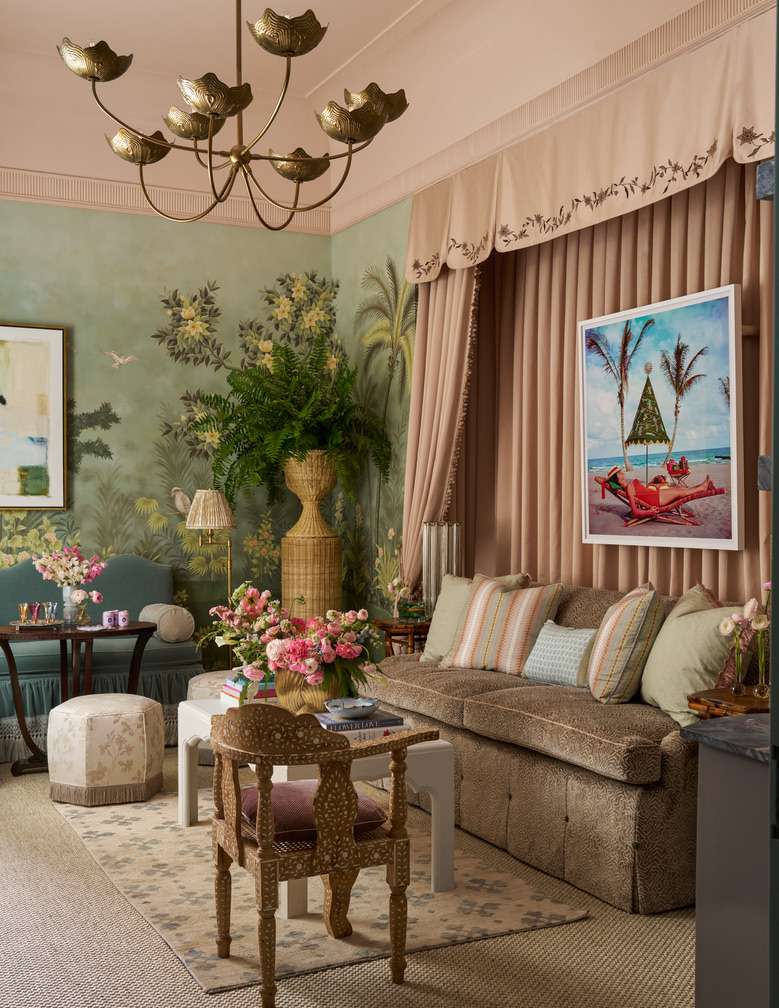 Blushing pink paint trend 