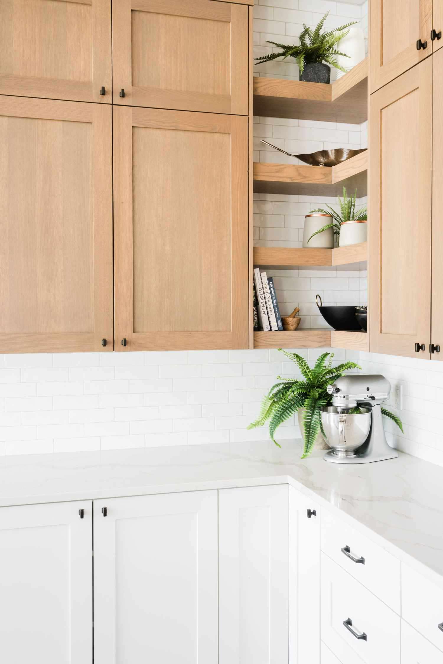Two tone cabinets