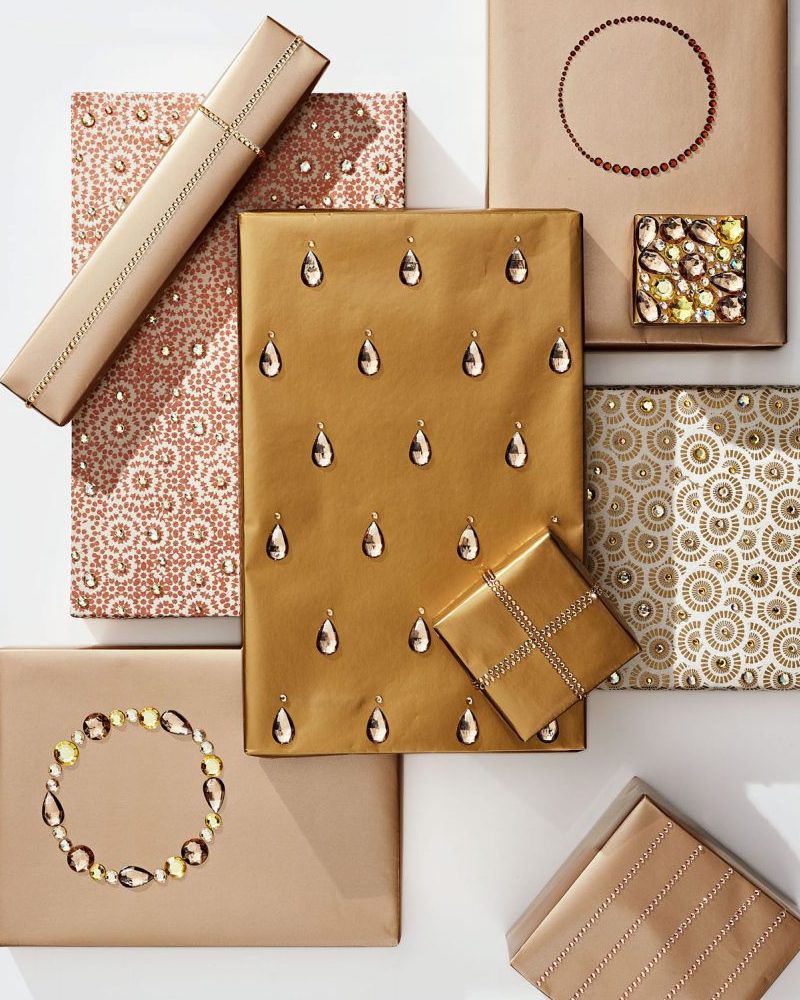 crystal gift-wrapping for the holidays
