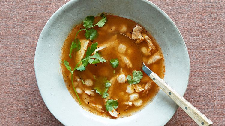easy chicken posole