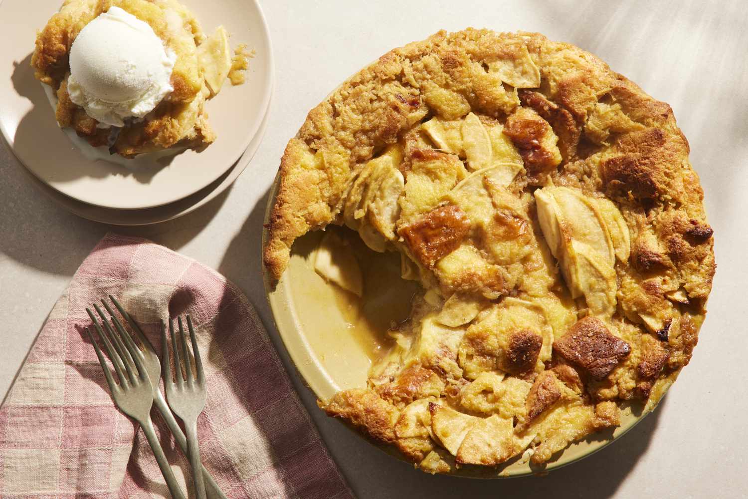 Apple Pie Bread Pudding 