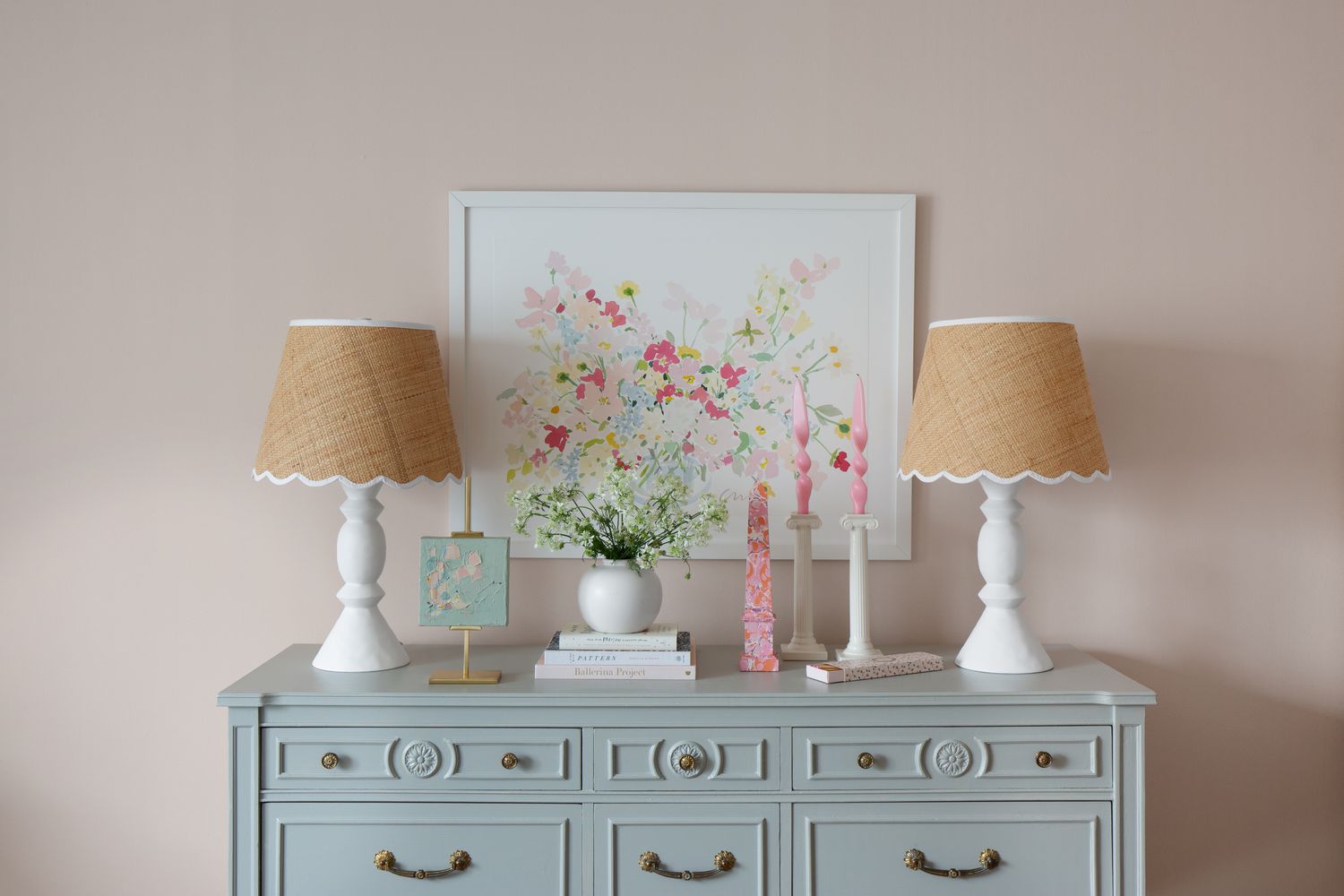 english country styled credenza