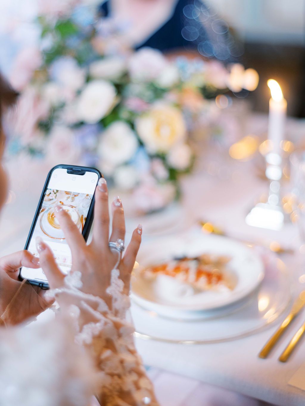 French three-course dinner menu