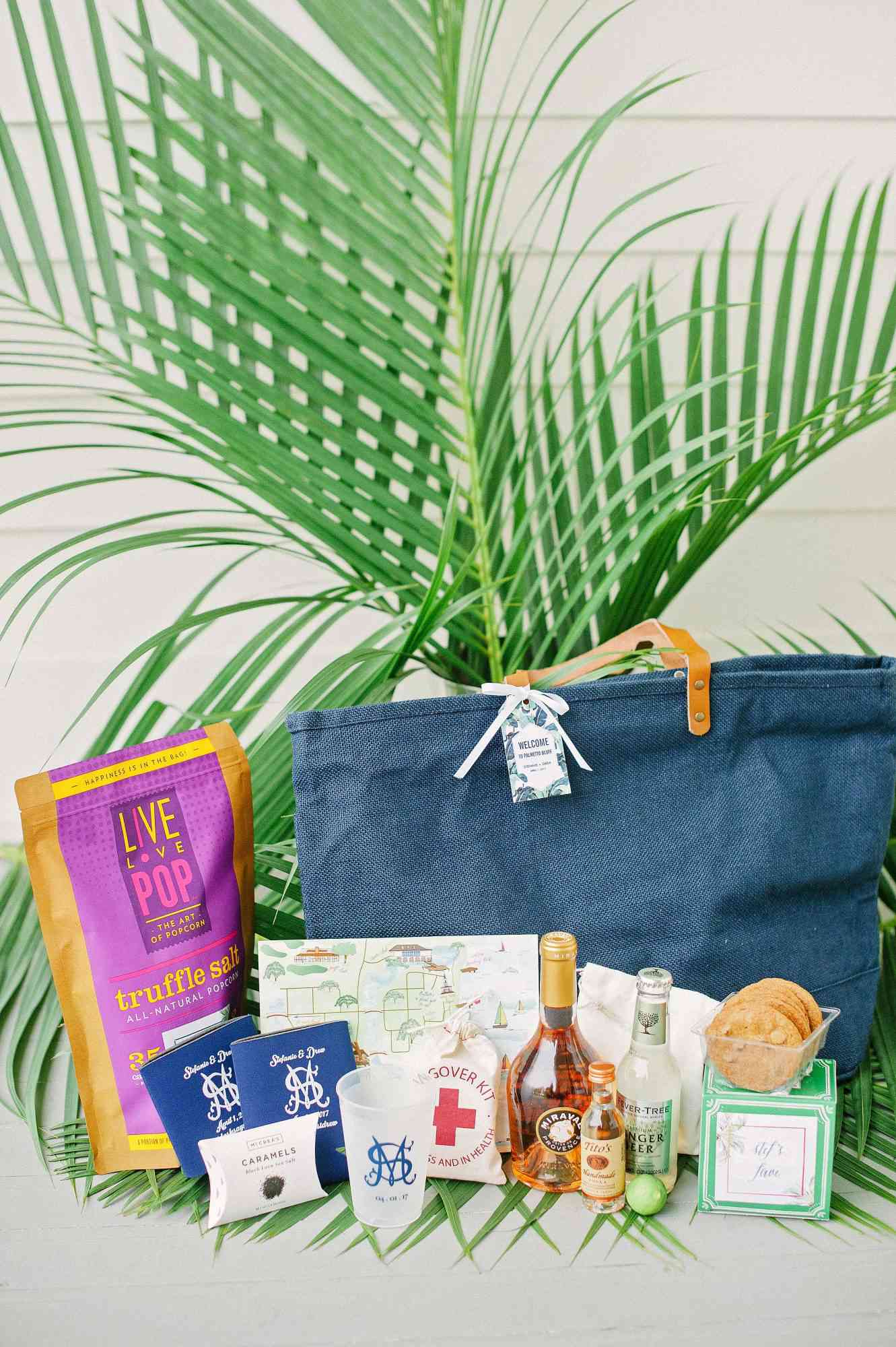 stefanie drew wedding welcome bag