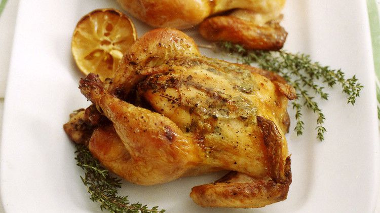 cornish hens lemon herbs