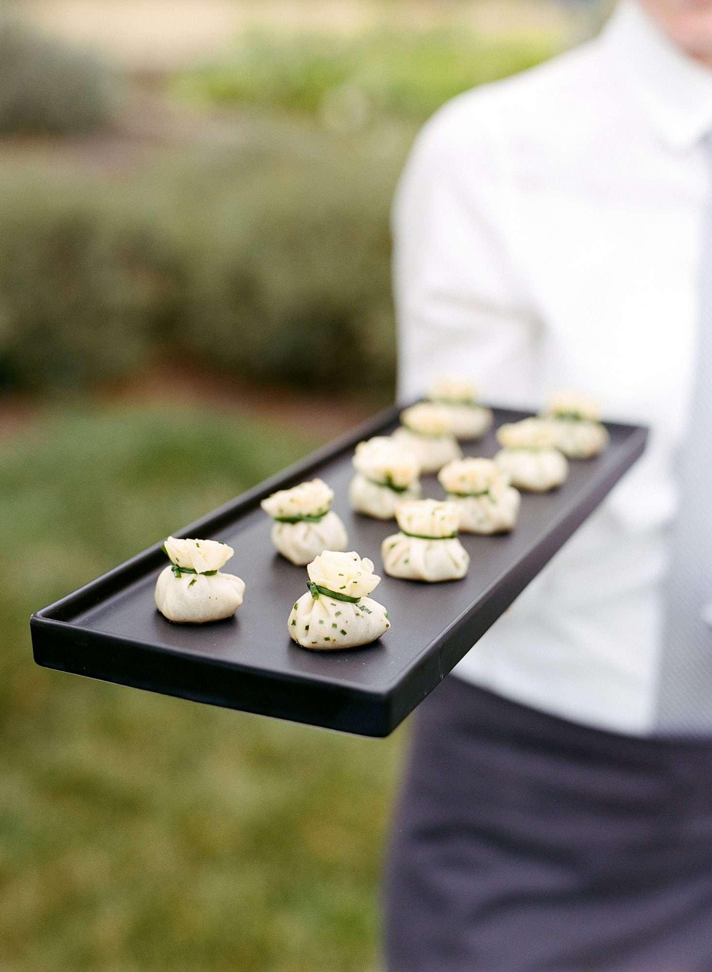 rae rob wedding appetizers