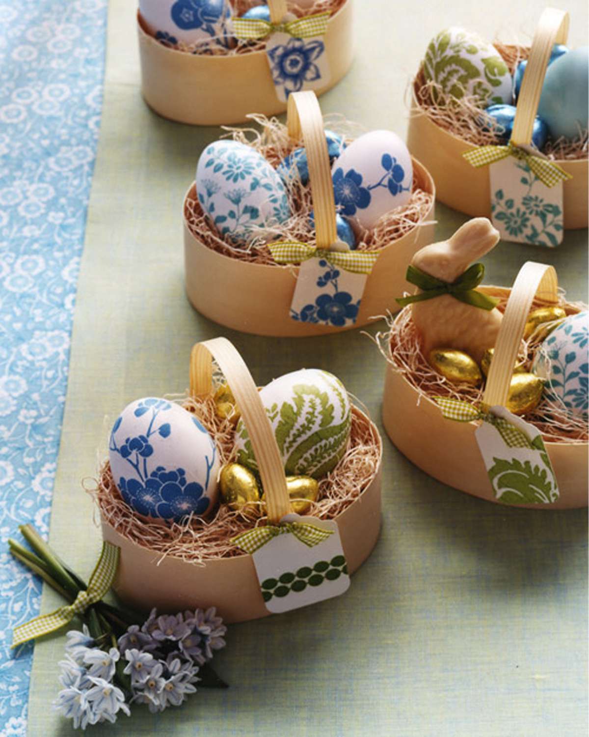 Decoupaged Egg Favors