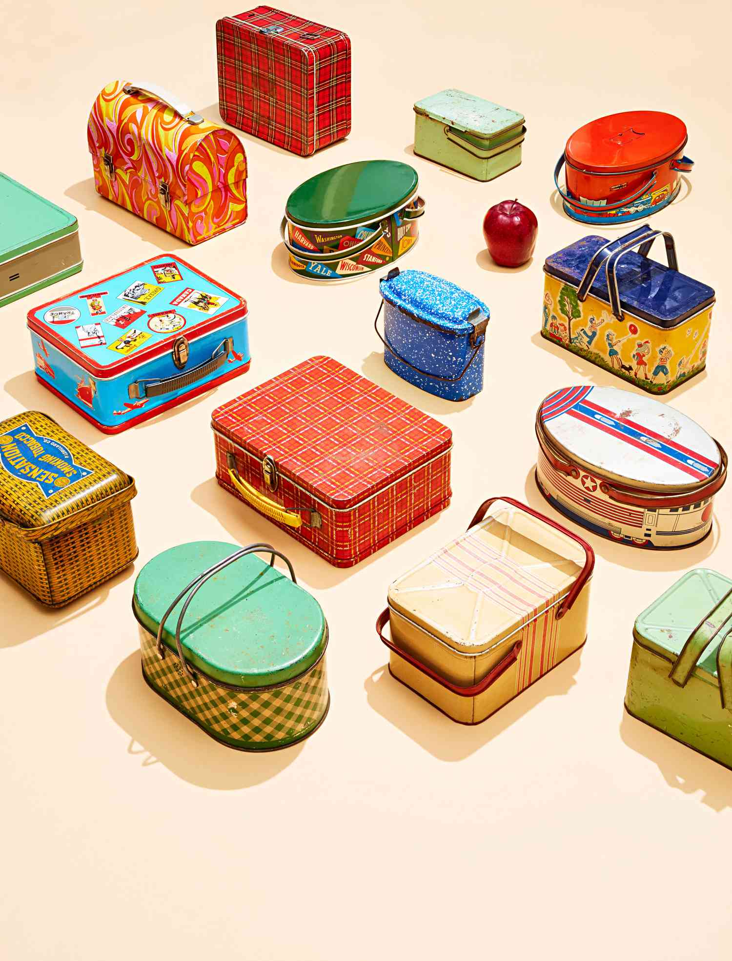 vintage metal lunch boxes
