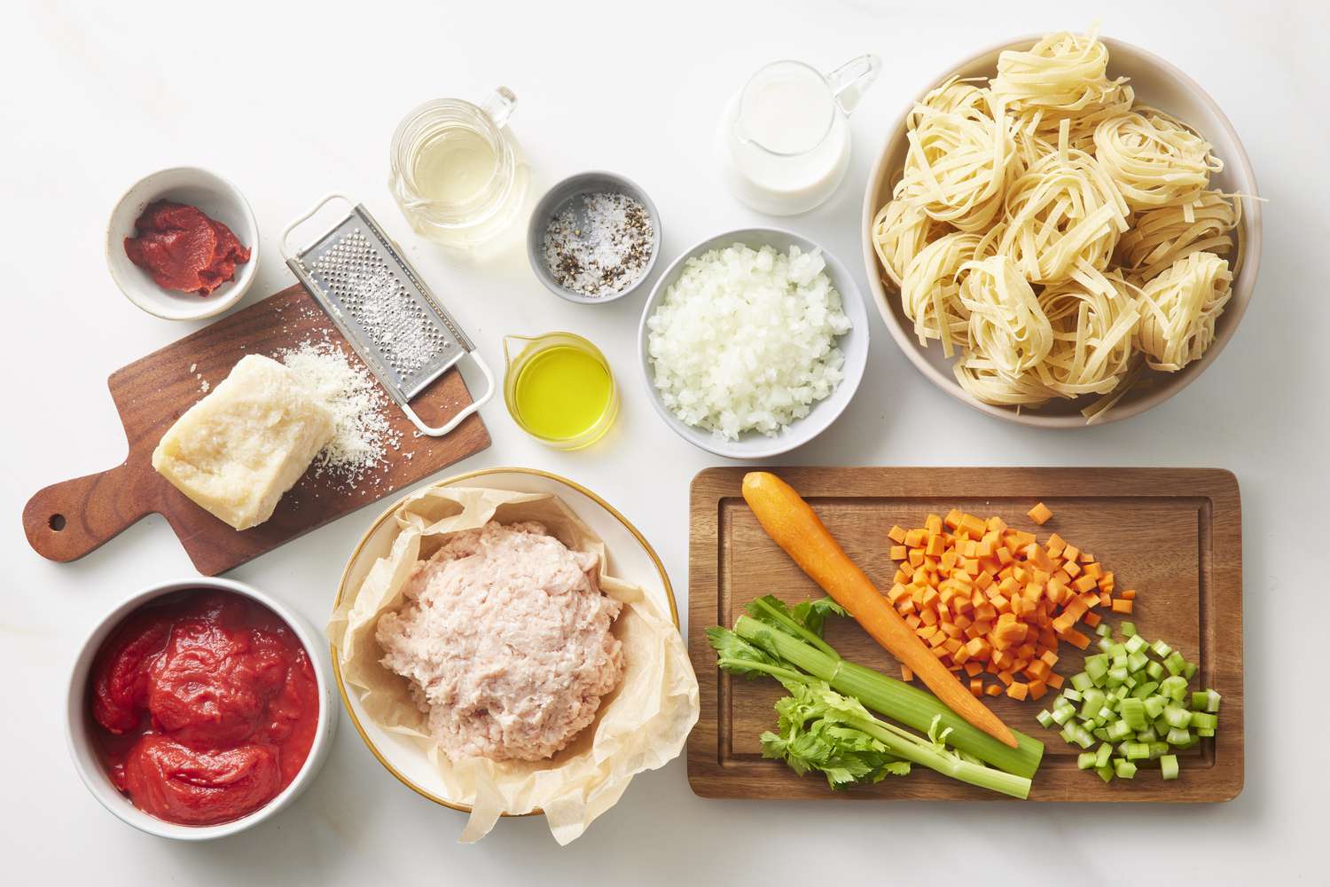 Chicken Bolognese With Tagliatelle
