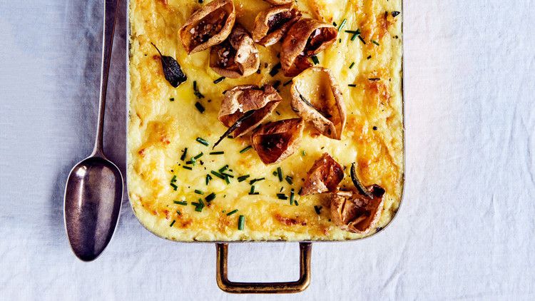 twice-baked potato and raclette casserole