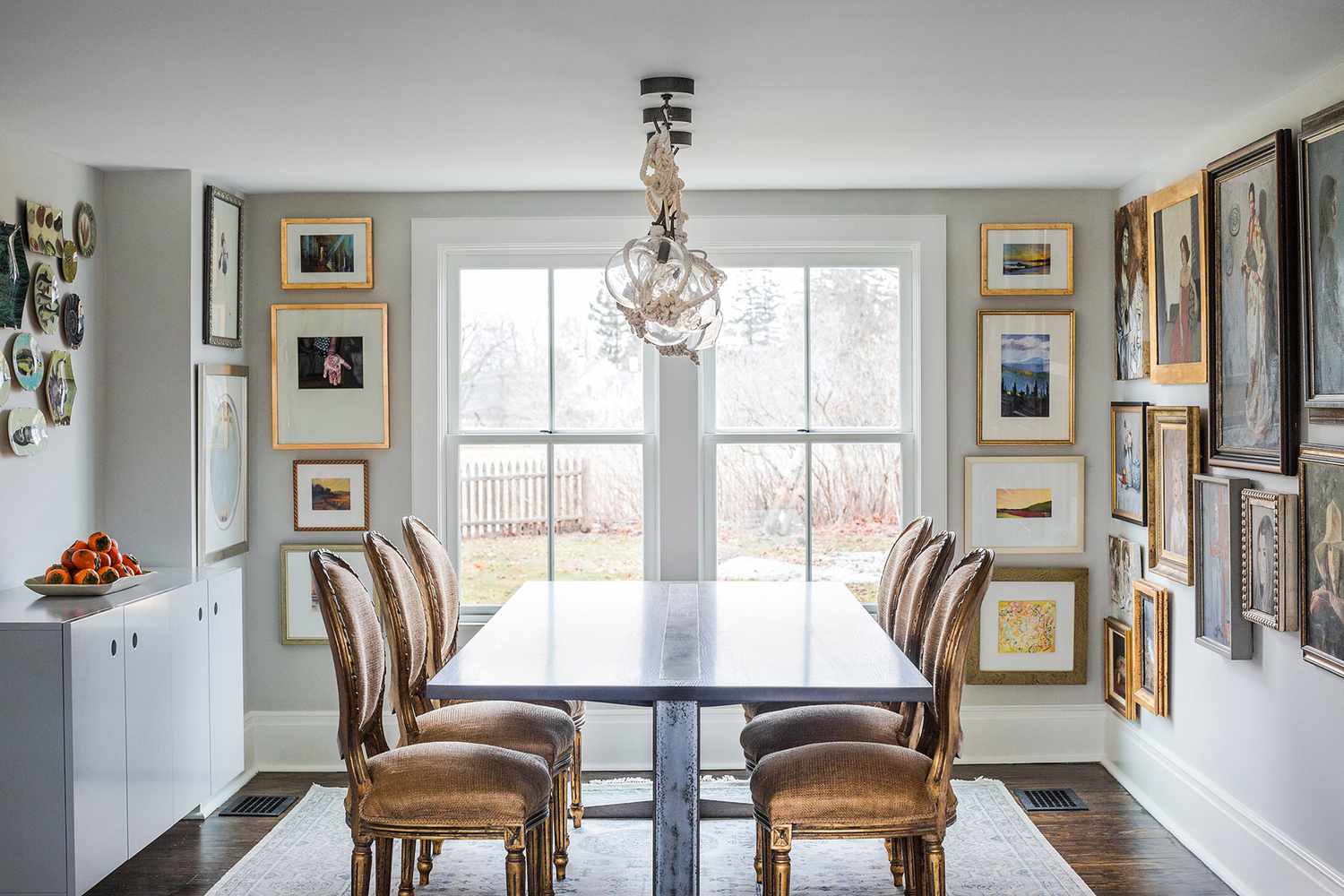 kettle cove home tour dining room table