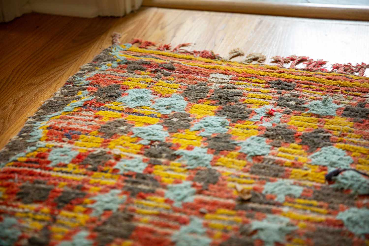 Woven area rug