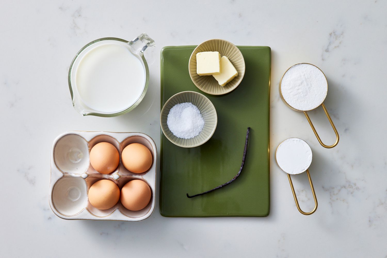 Ingredients for No-Fuss Pastry Cream
