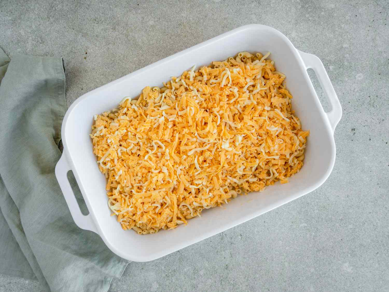 John Legend's Mac and Cheese - grated cheese