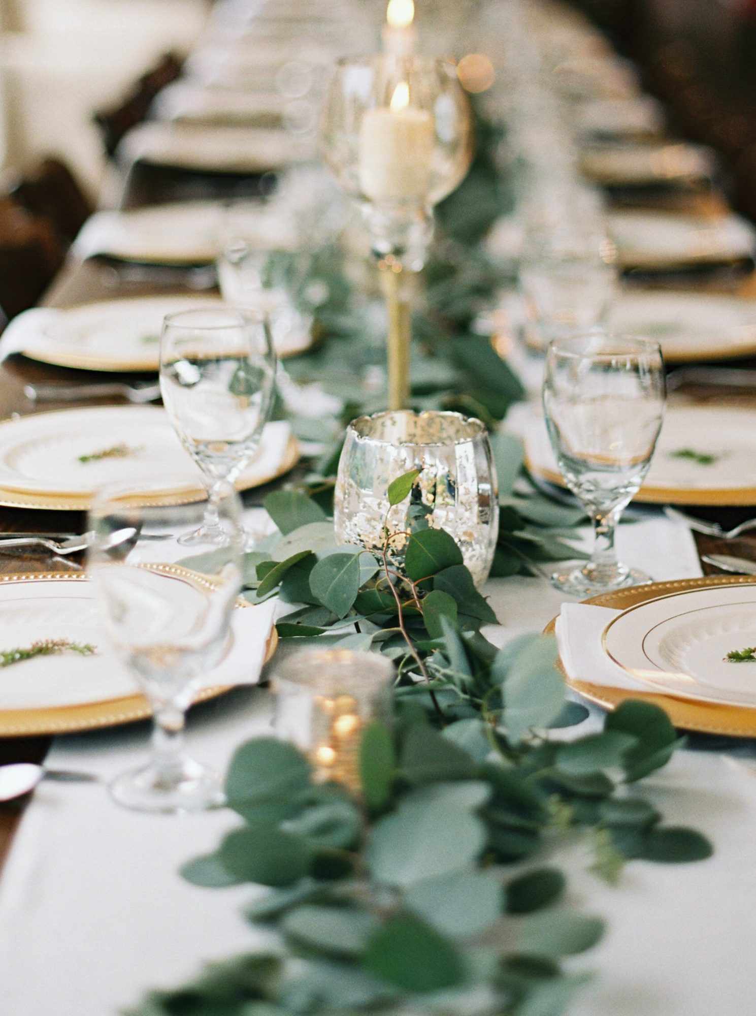 elegant reception table