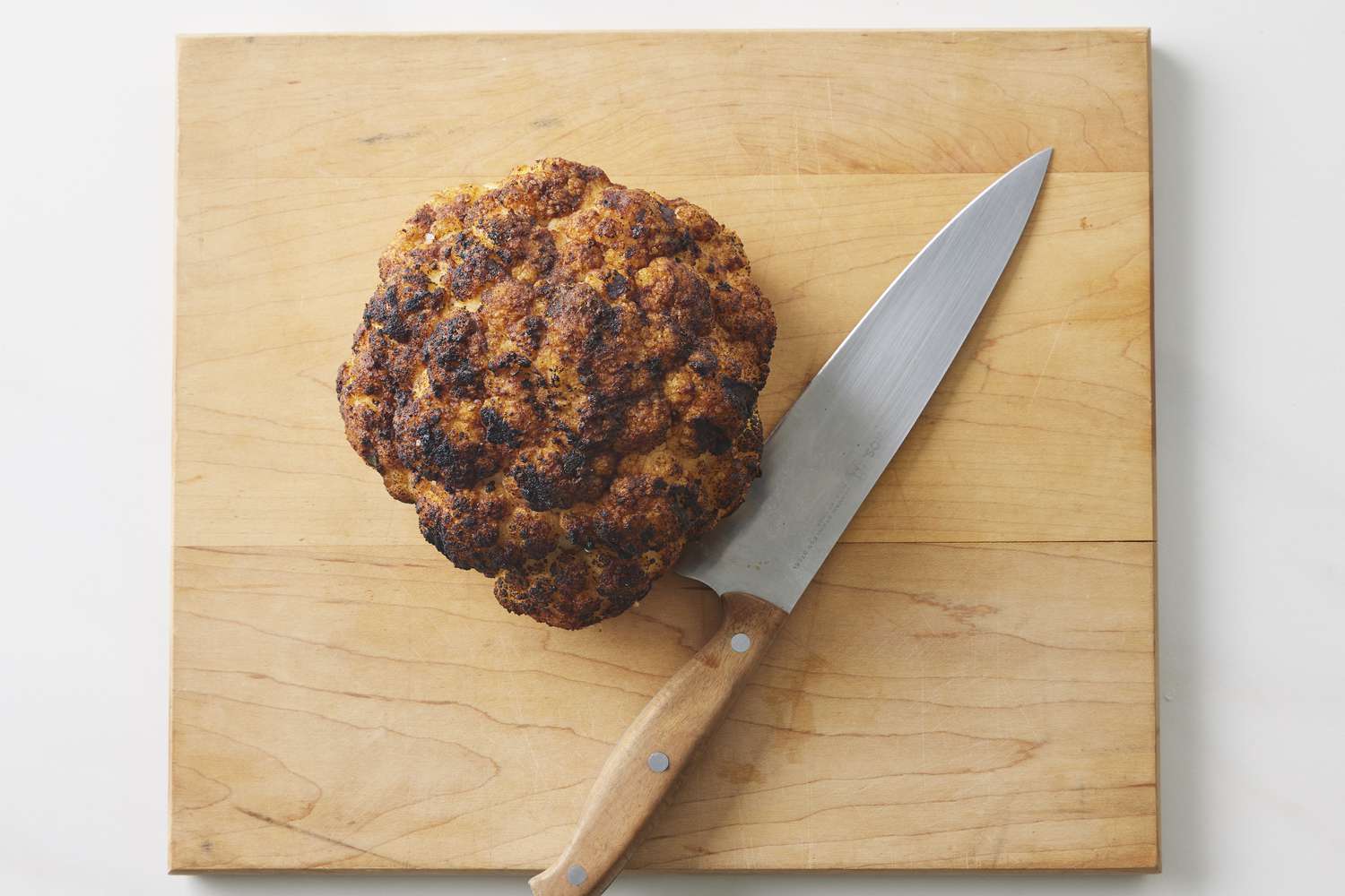 Grilled Cauliflower with Spiced Yogurt Sauce