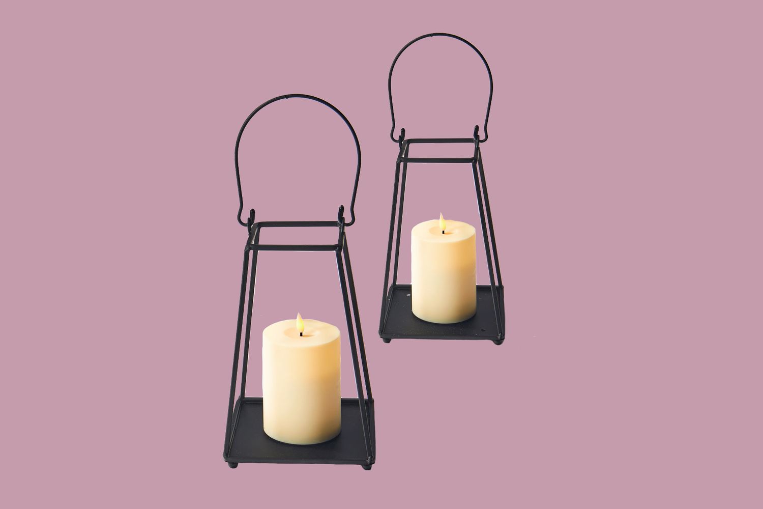 Perry Open Frame Lantern, Medium, Set of 2