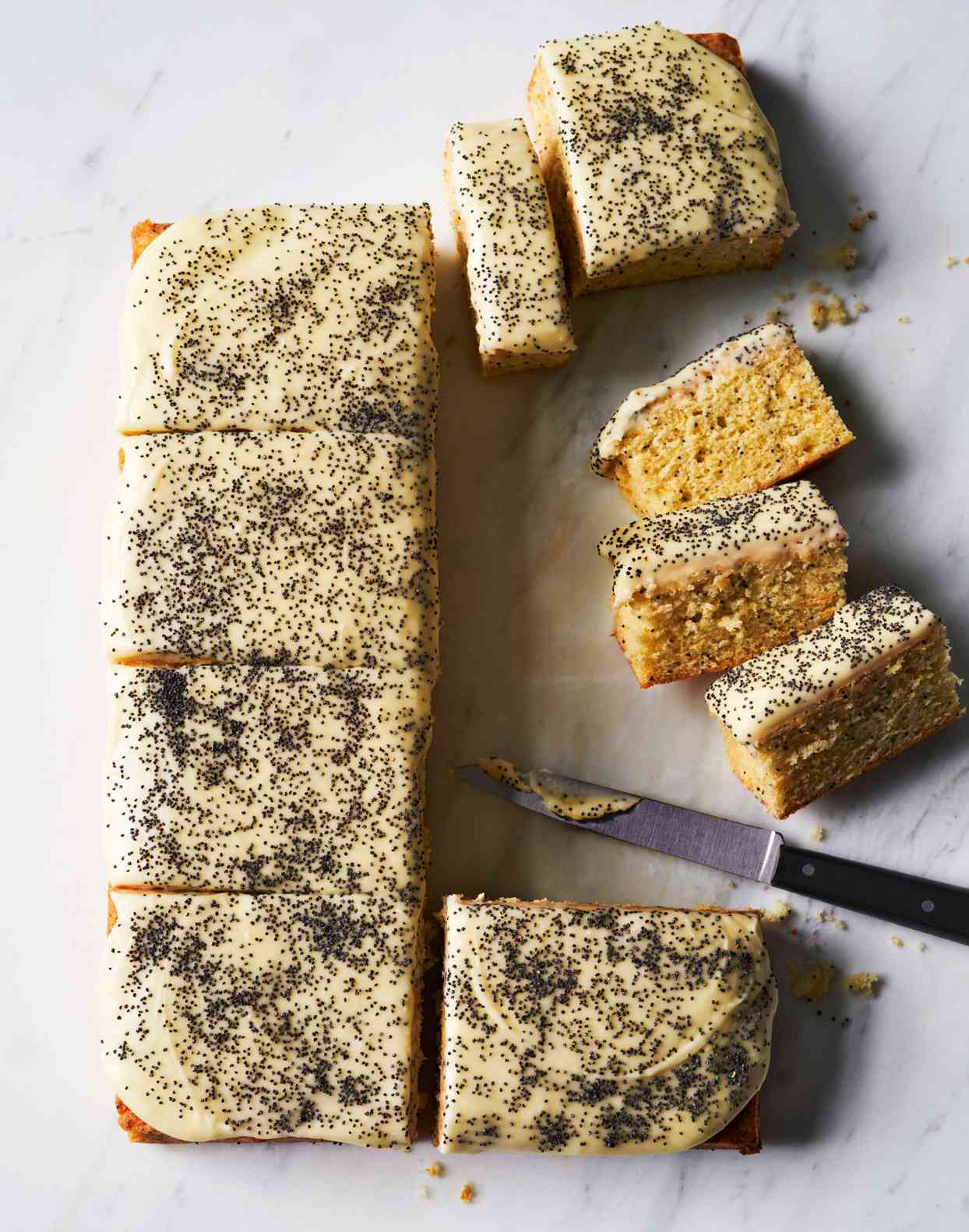 orange-and-poppy-seed sheet cake recipe
