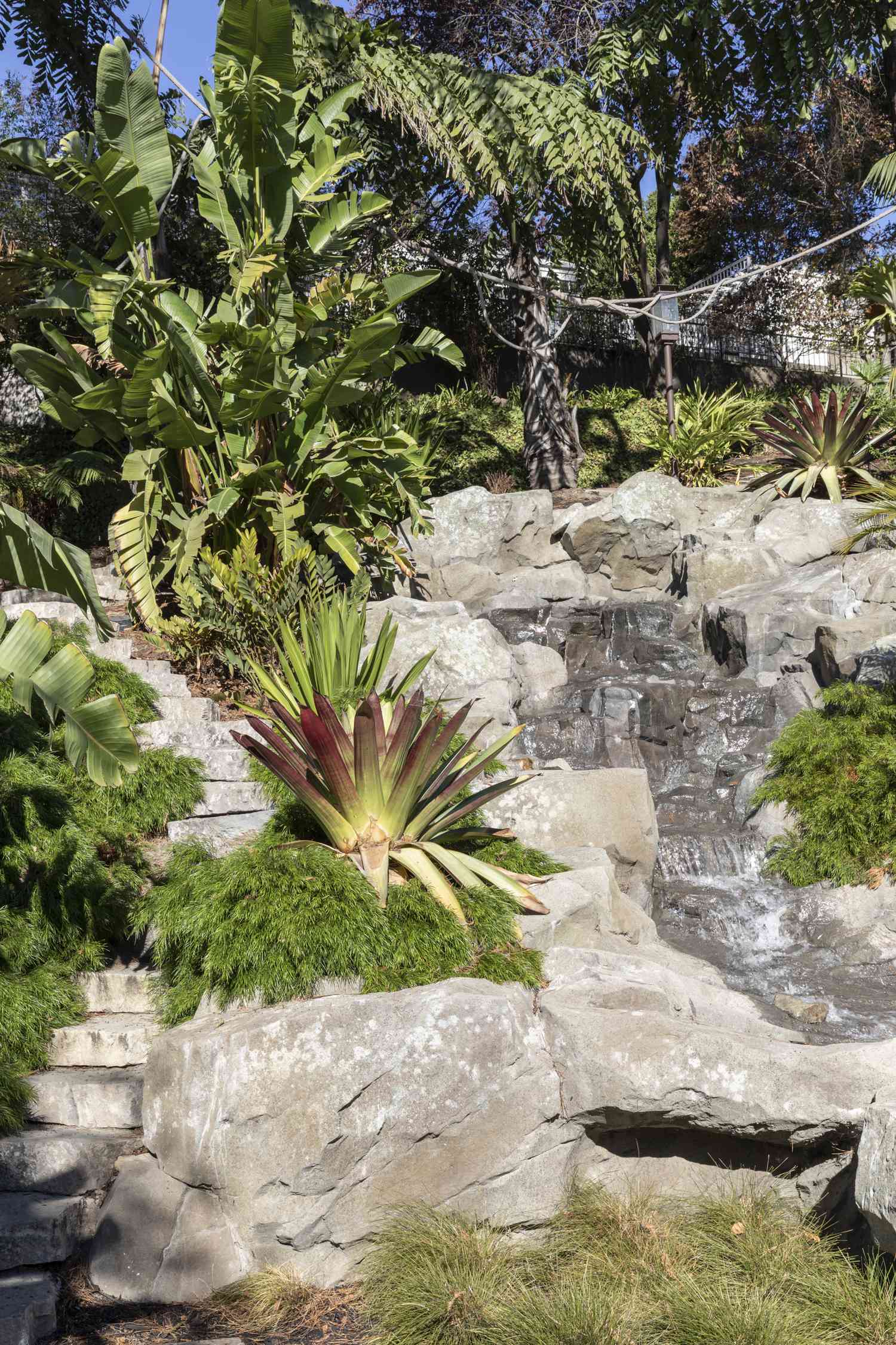 rock waterfall feature