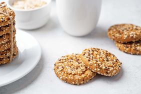 Flax seeds sesame seeds cookies