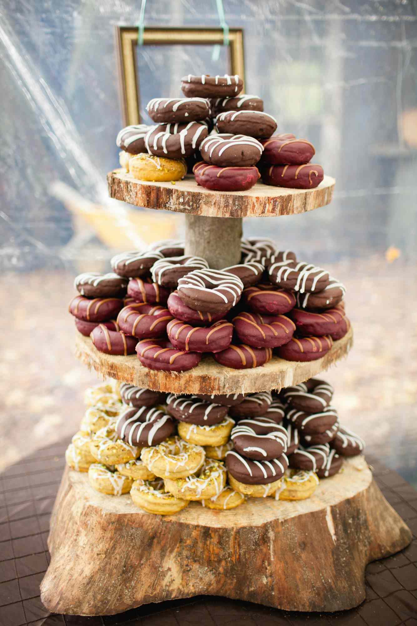 wedding donuts corina v photography