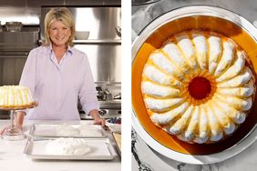 decorvow in a kitchen with a dessert preparation next to a baked dessert