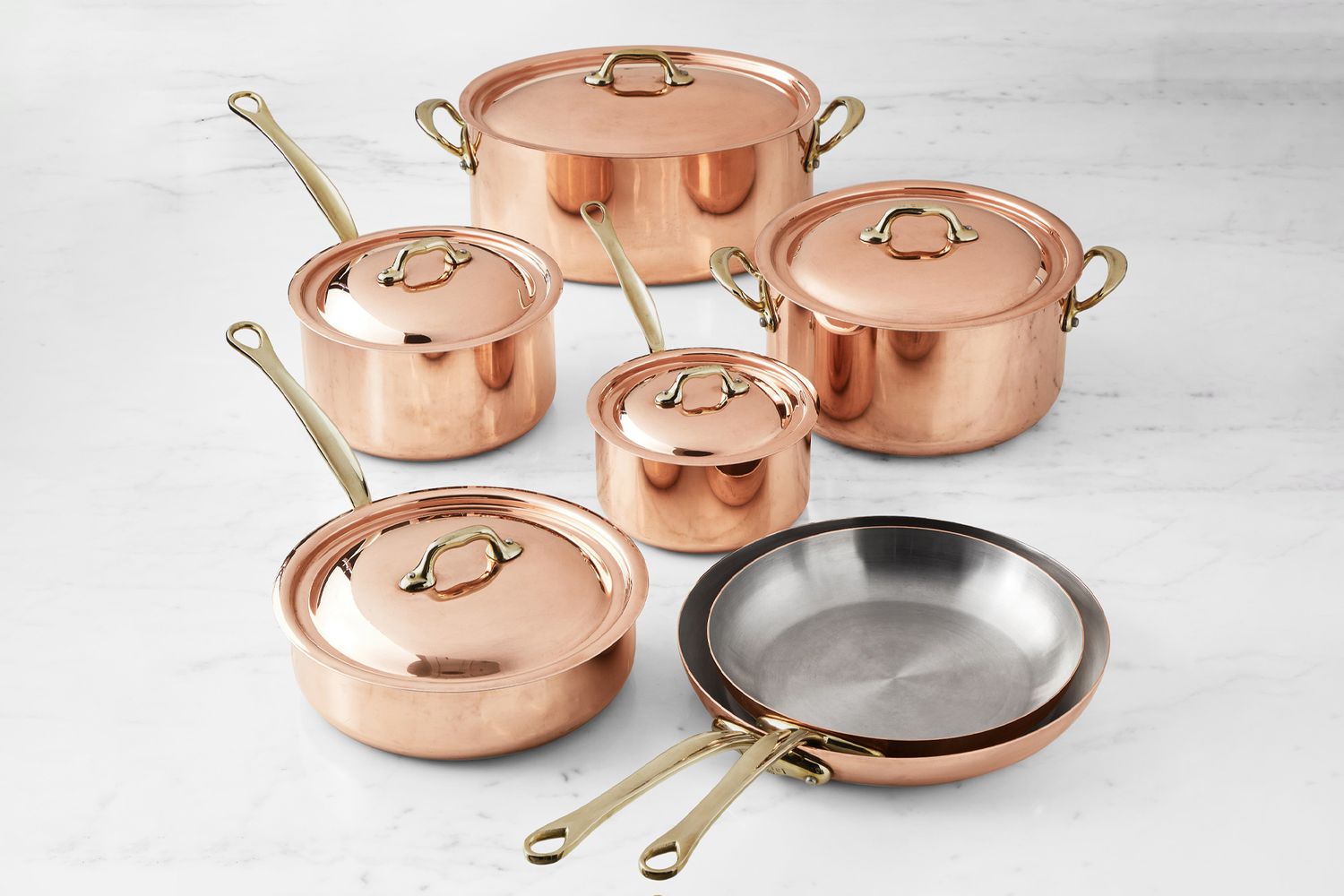 Mauviel Copper 150b 12-Piece Cookware Set
