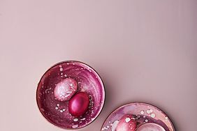 luster splatterware easter eggs in china