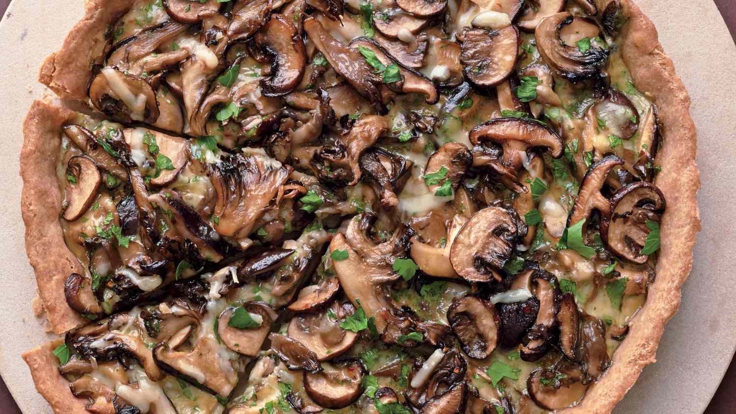 mushroom tart