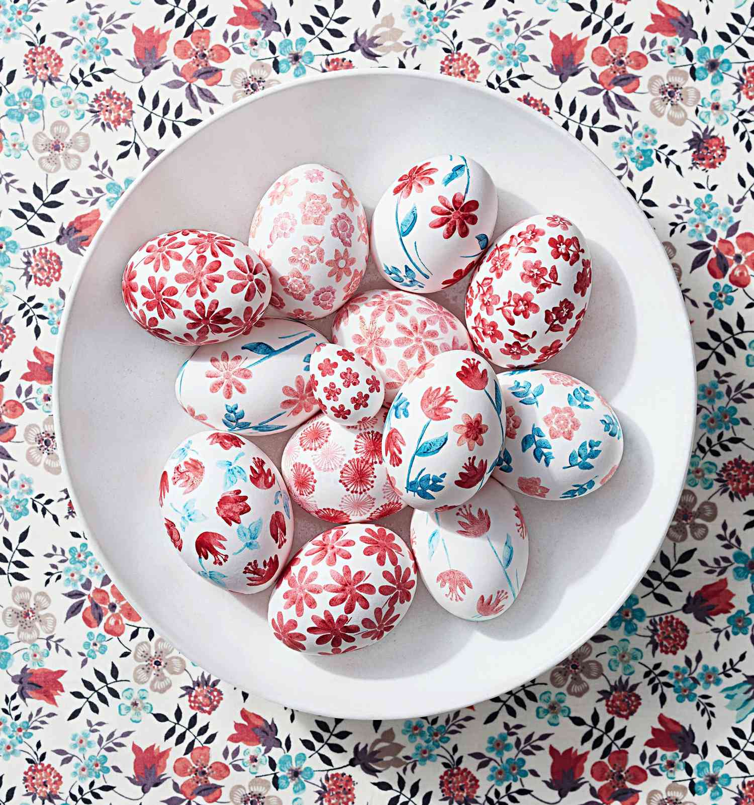 rubber stamped eggs liberty patriotic