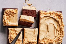Peanut butter and chocolate sheet cake