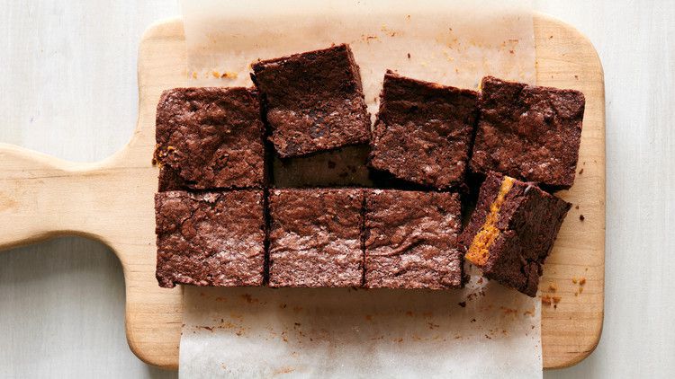 loaf-pan buckeye brownies