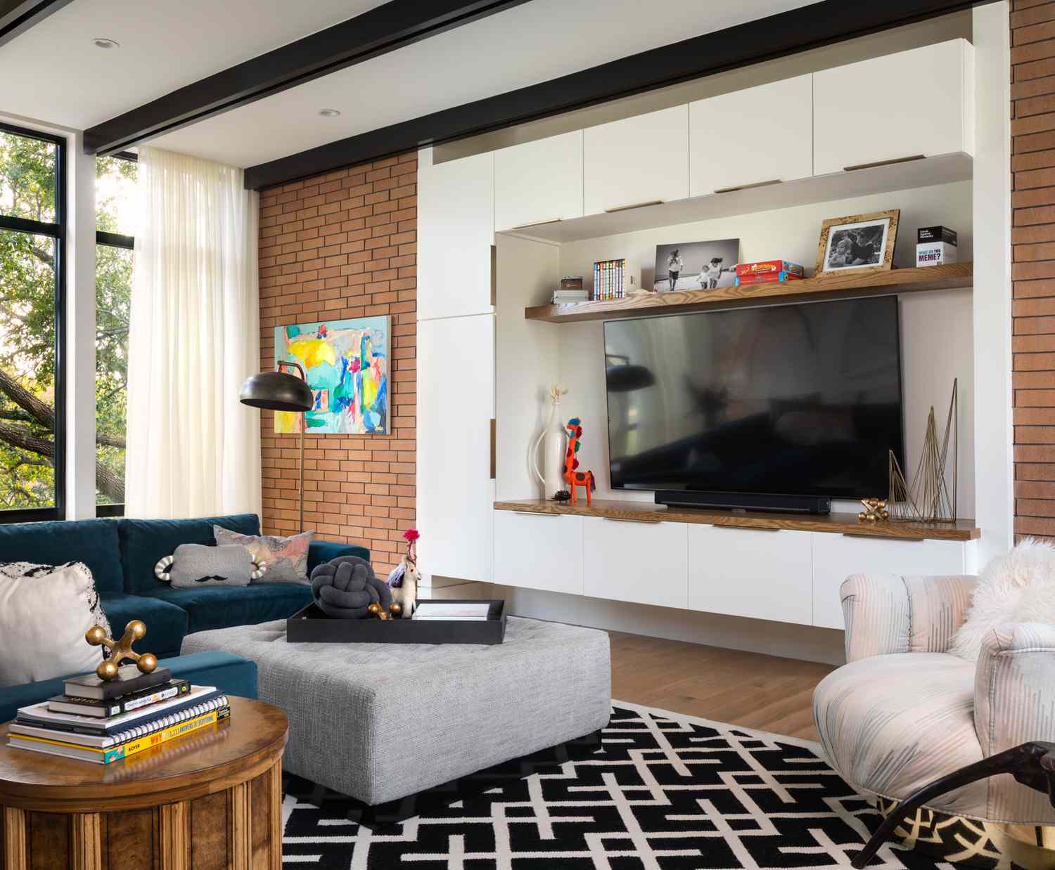 Recessed Shelf TV Wall Idea