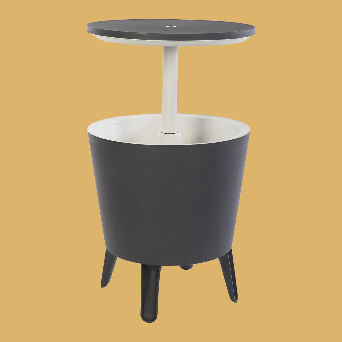 Keter Modern Cool Bar Outdoor Patio Furniture and Hot Tub Side Table