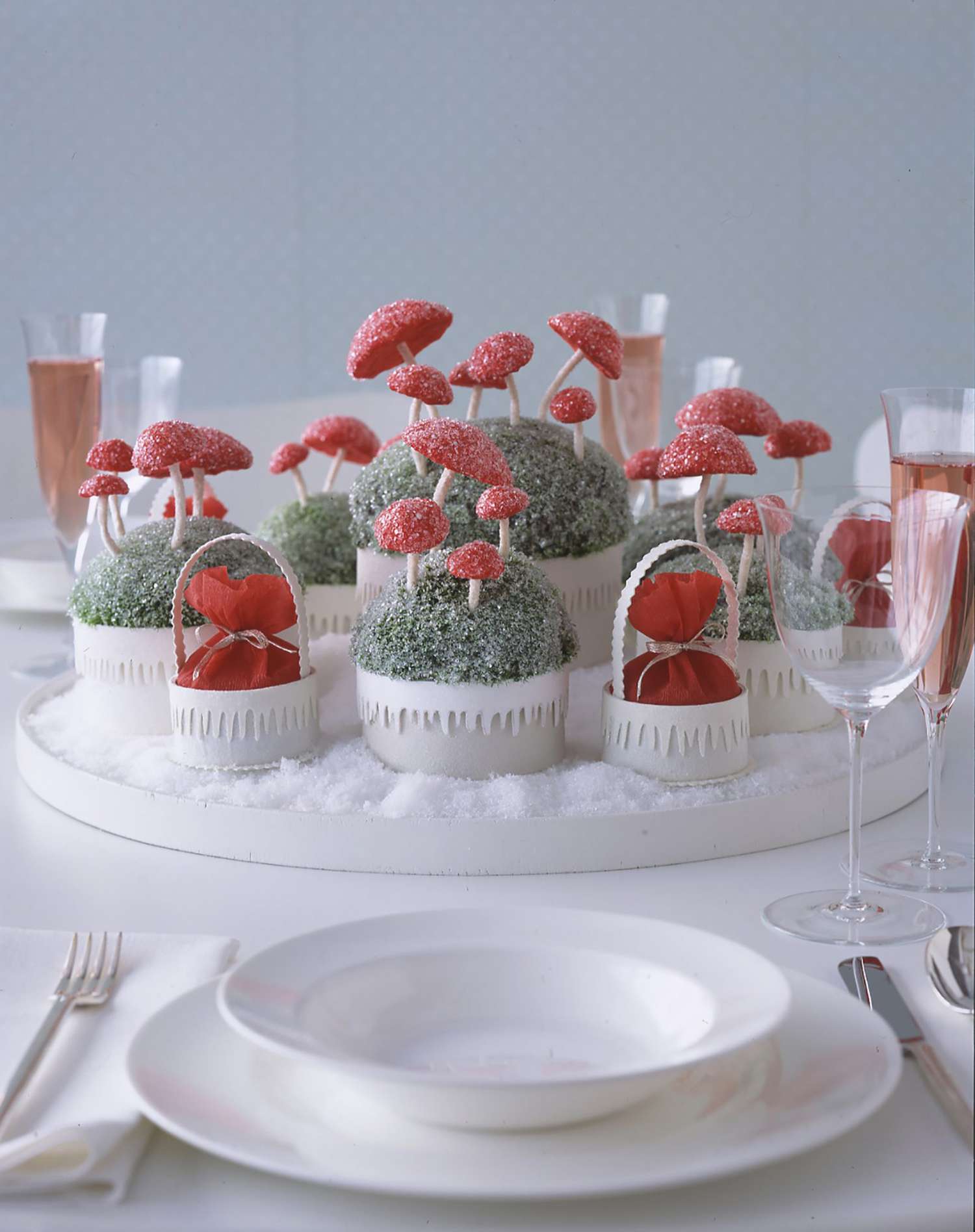 Mushroom Candy Display Centerpiece