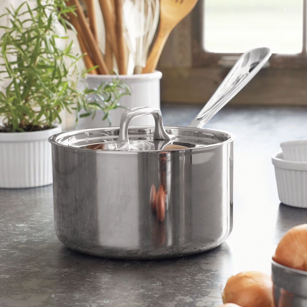 all clad stainless steel saucepan