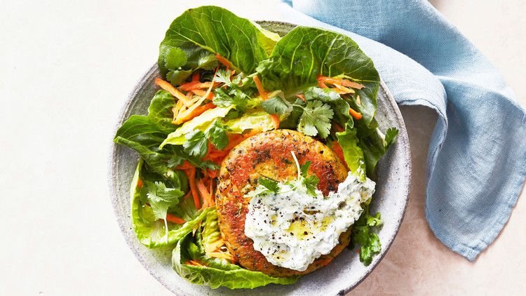 Carrot-Chickpea Burgers