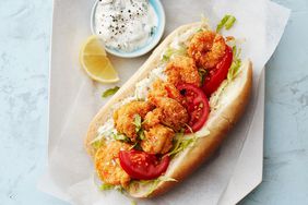 quick shrimp po'boys