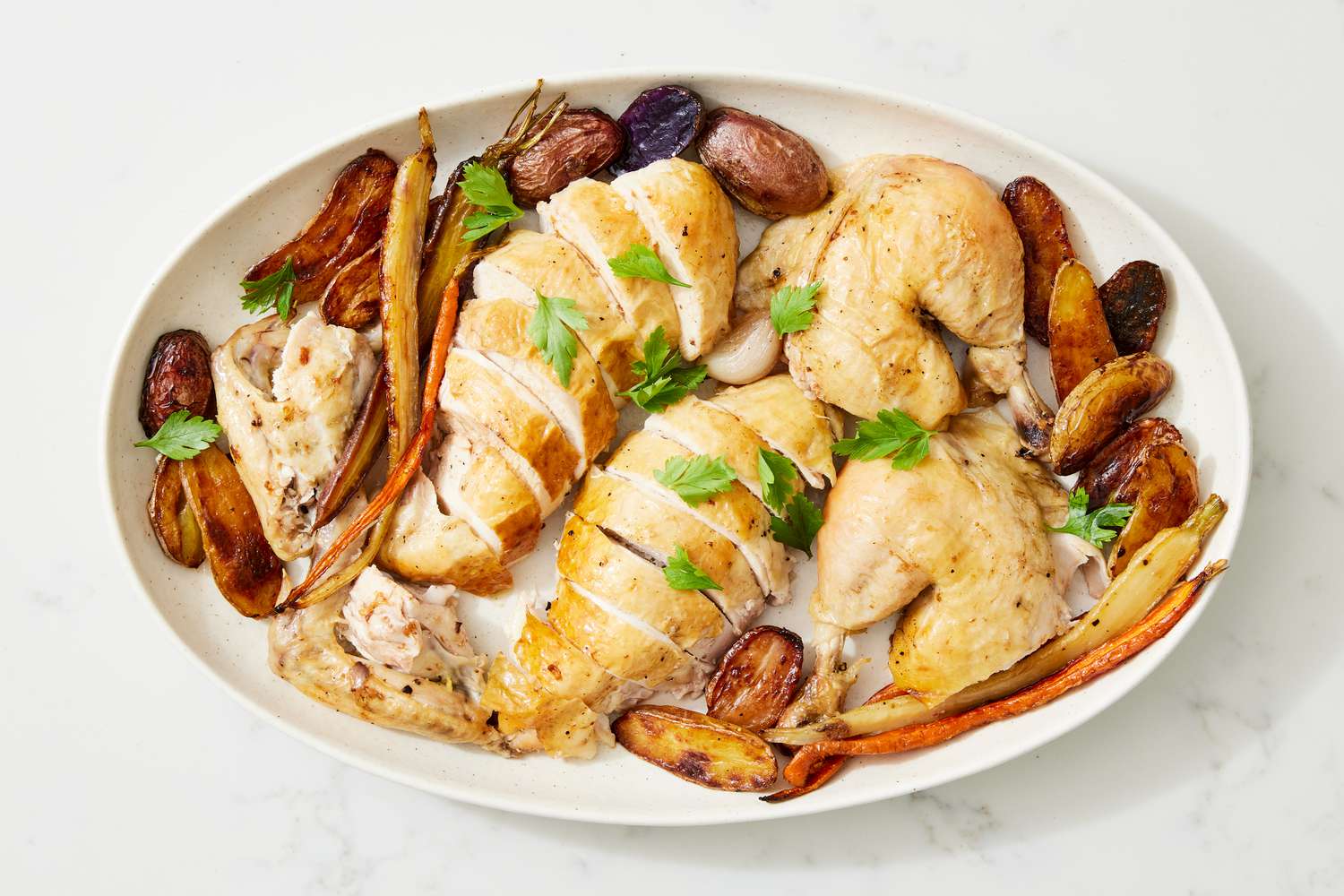 step8b Roasted Chicken with Vegetables and Potatoes