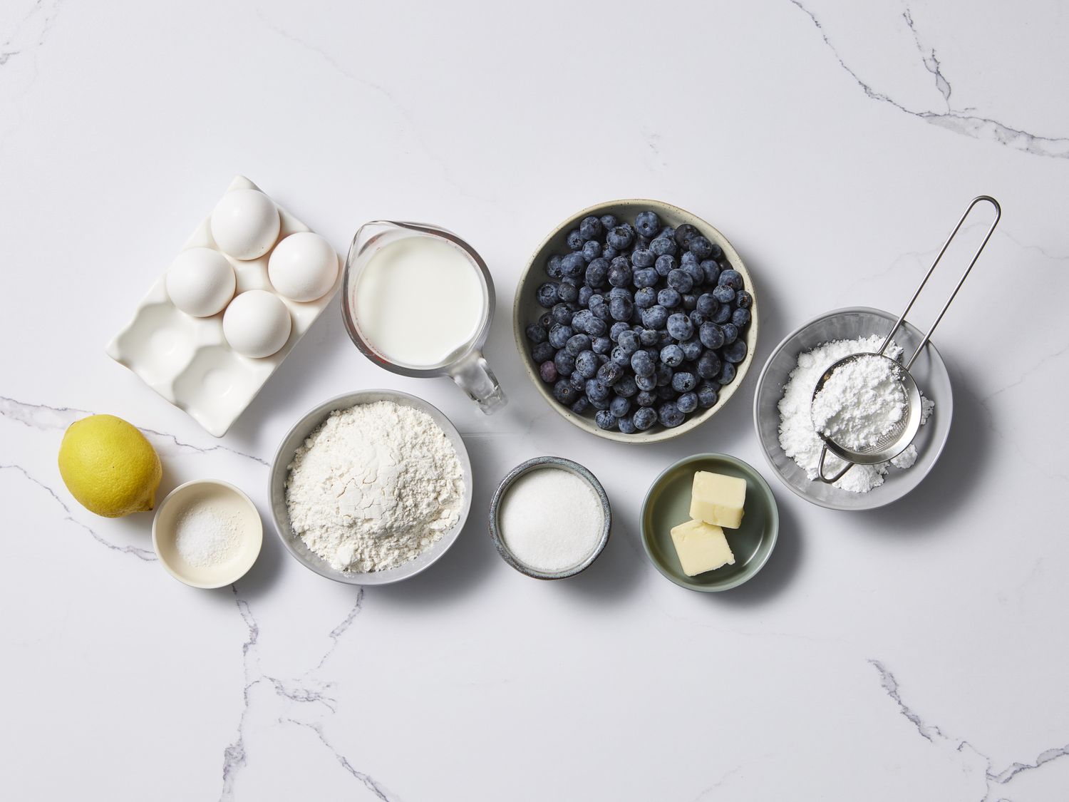 Blueberry Dutch Pancake Ingredients